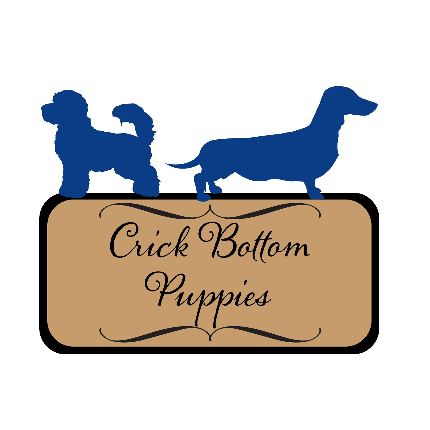 Crick Bottom Puppies Logo